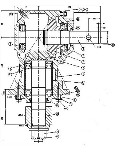 RC30-250001 - 1.47SU-SB RC Series Gearbox Parts