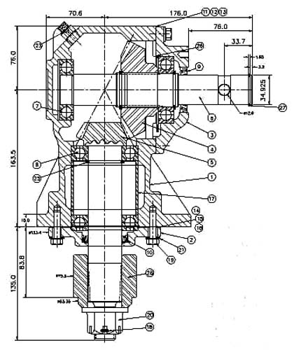 RC30-250045 - 1.93SU-SB RC Series Gearbox Parts