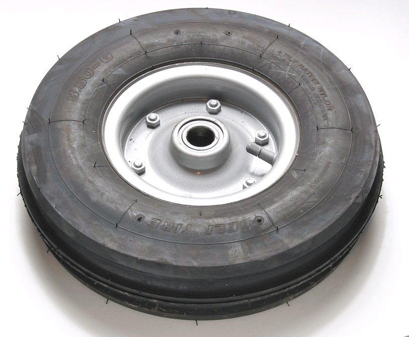 3.50 X 6 Three Rib Tire & Wheel
