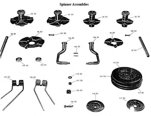 Spinner Assemblies Galfre B & C Hay Tedder