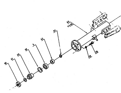 Outer Transmission Shaft Assemb Galfre GTS Series Hay Tedder