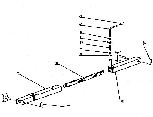 Spring Assist Lift Assembly Galfre GTS Series Hay Tedder