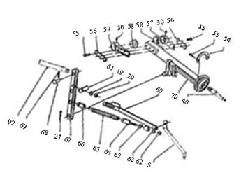 Transmission Shaft RG Series Drum Mower