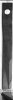 Mower Blade Kodiak fits 5'&10', Overall Length 24-3/4"